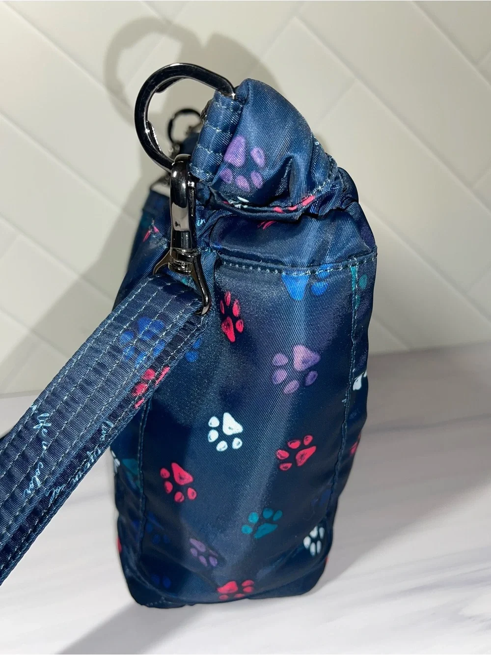 Lug Mini Shuffle Paws Navy crossbody - excellent condition!